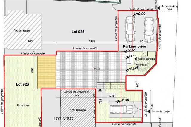 Terrain à vendre CHAMPAGNE SUR OISE
