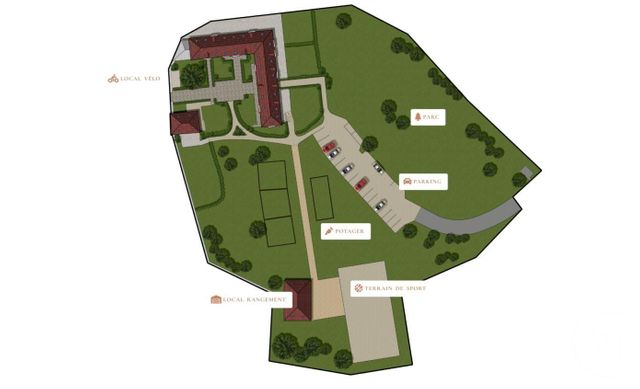 Appartement F2 à vendre - 2 pièces - 54.5 m2 - NERVILLE LA FORET - 95 - ILE-DE-FRANCE - Century 21 Osmose